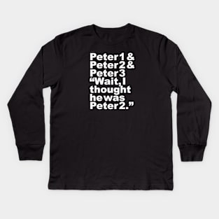 3 Peters Kids Long Sleeve T-Shirt